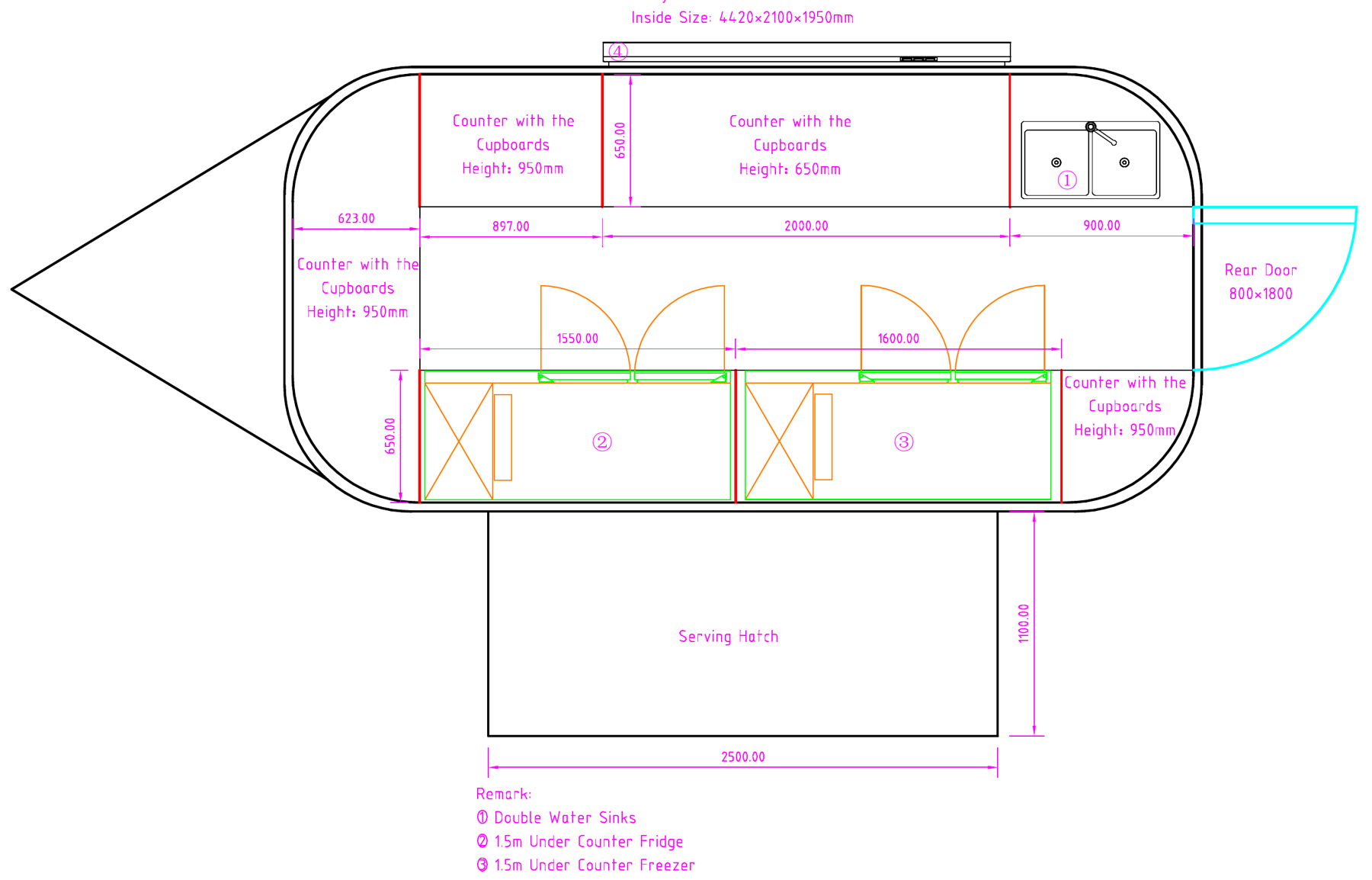 4.5m floor plan
